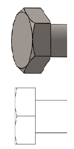 head screw types drive hex